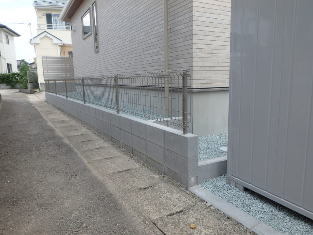 あなたの街の外構屋さん 福島市 施工事例 フェンス