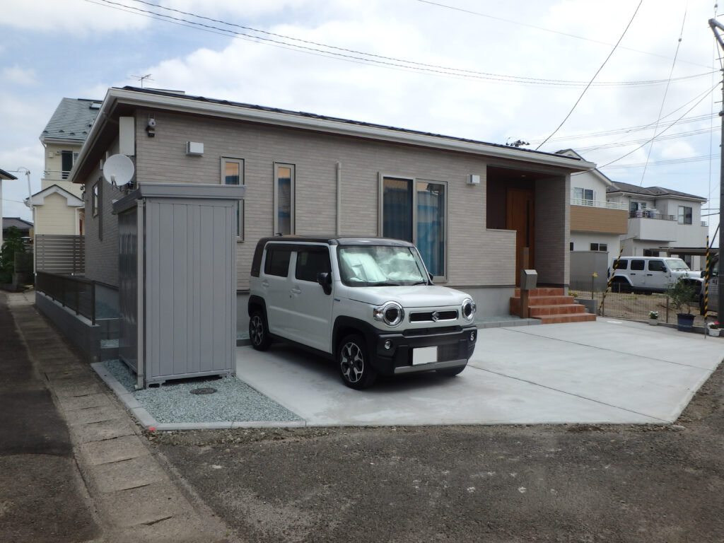 あなたの街の外構屋さん 福島市 施工事例 階段 舗装