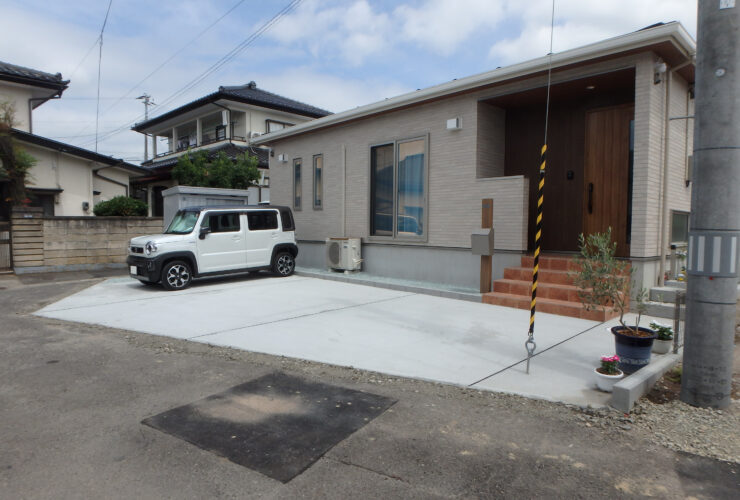 あなたの街の外構屋さん 福島市 施工事例 階段 舗装
